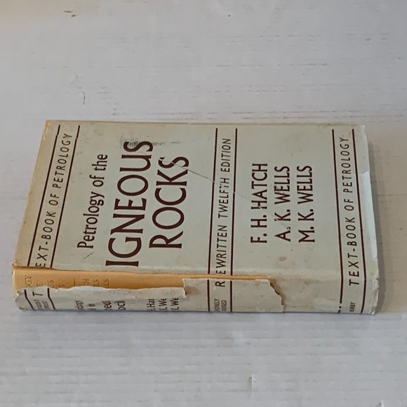 Petrology of the Igneous Rocks HC Book with Dust Jacket 1961 - Picture 3 of 14